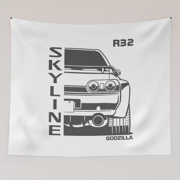 Item preview, R32 Skyline GTR Japanese Racecar Godzilla Car Car Lover Car Guy Car Fan Car Enthusiast Gearhead Petrolhead JDM Lover Gift designed and sold by BaujaMaopa.