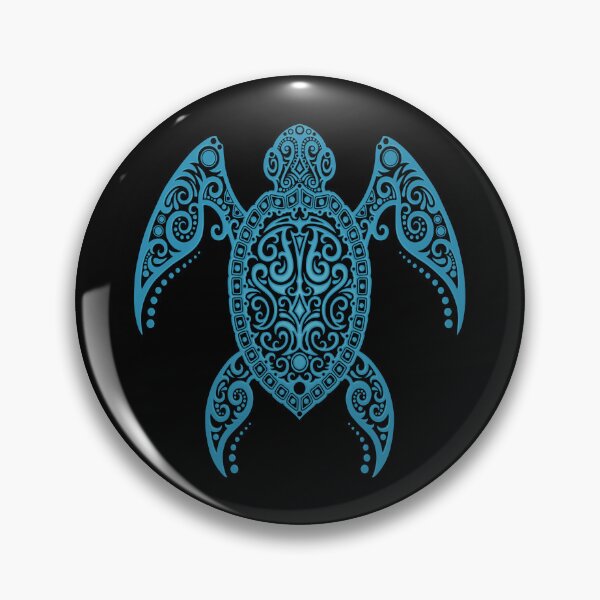 Item preview, Intricate Blue Sea Turtle designed and sold by JeffBartels.