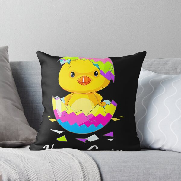Item preview, Cute Happy Easter Day 2021 Chick With Easter Egg Basket  designed and sold by zorinaabzs143.