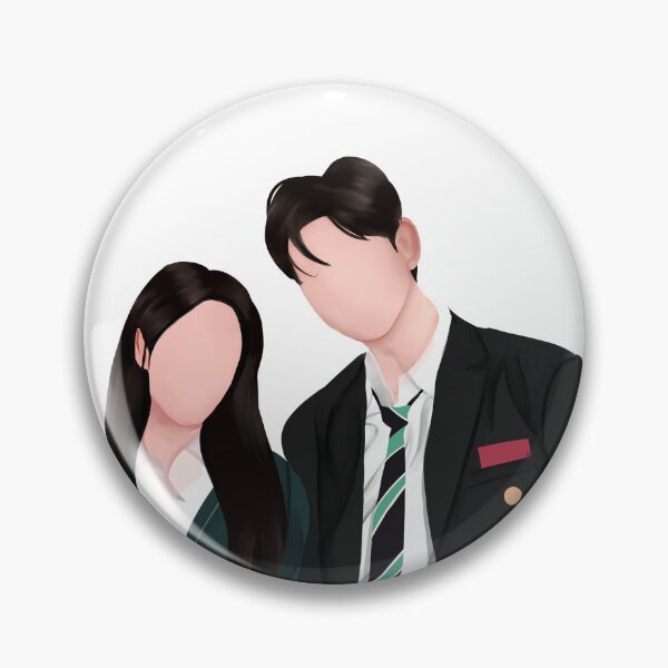 Item preview,  All of us are dead, Choi Nam Ra and Lee Soo Hyuk Drawing designed and sold by BeccaKenDesigns.