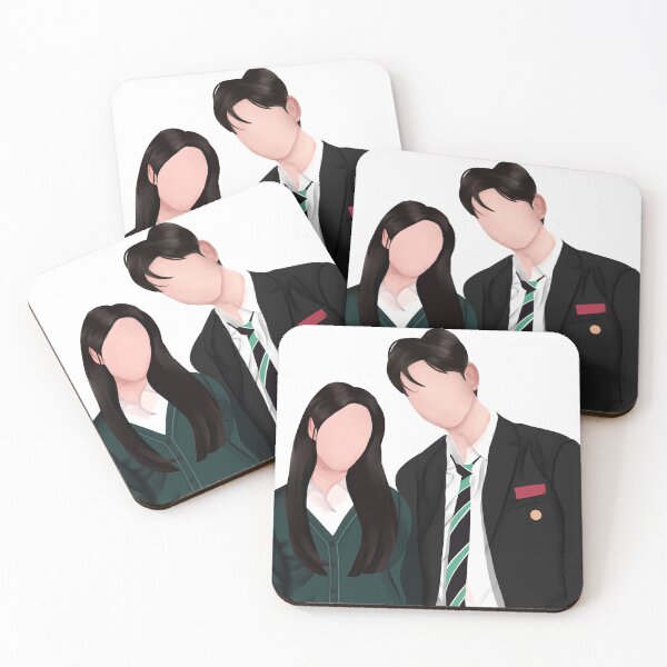 Item preview,  All of us are dead, Choi Nam Ra and Lee Soo Hyuk Drawing designed and sold by BeccaKenDesigns.