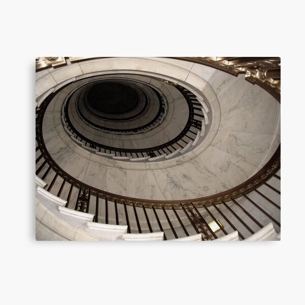 The Oval Staircase Canvas Print