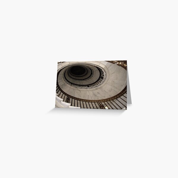 The Oval Staircase Greeting Card