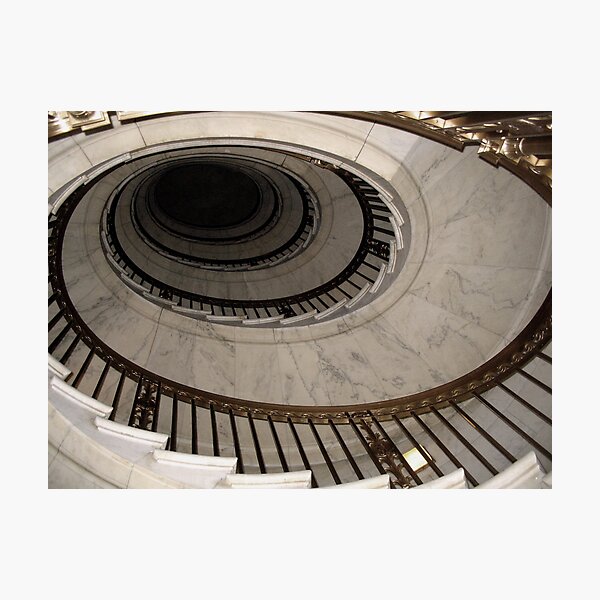 The Oval Staircase Photographic Print