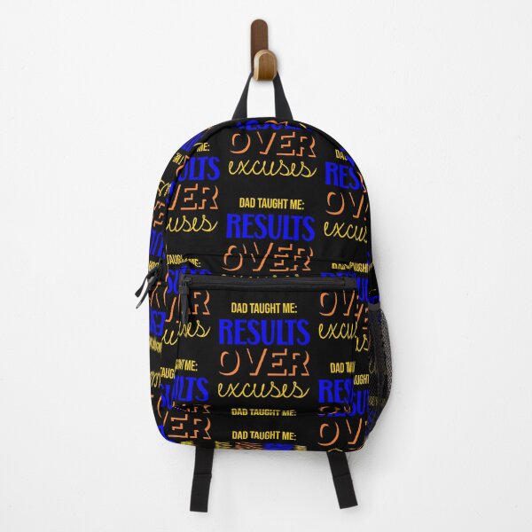 Item preview, Results Over Excuses - Dad Taught Me designed and sold by artfulnotebook.