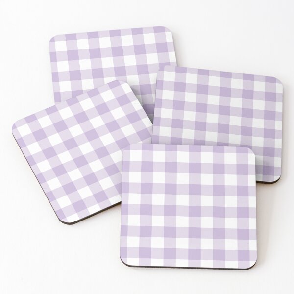Item preview, Gingham Variegated Violet Plaid designed and sold by GnuArt.