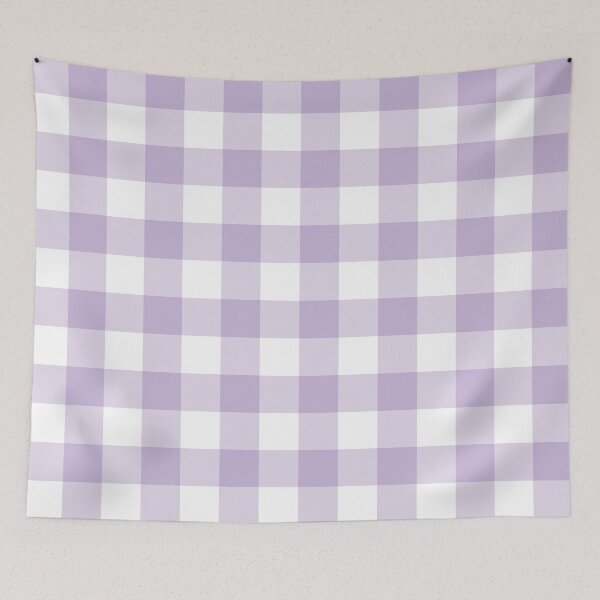 Item preview, Gingham Variegated Violet Plaid designed and sold by GnuArt.