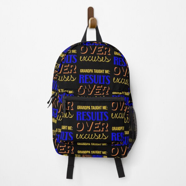 Item preview, Results Over Excuses - Grandpa Taught Me designed and sold by artfulnotebook.