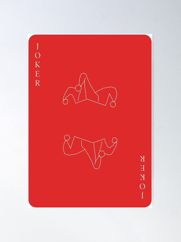 Joker Playing Card Poster for Sale by Nadheesh