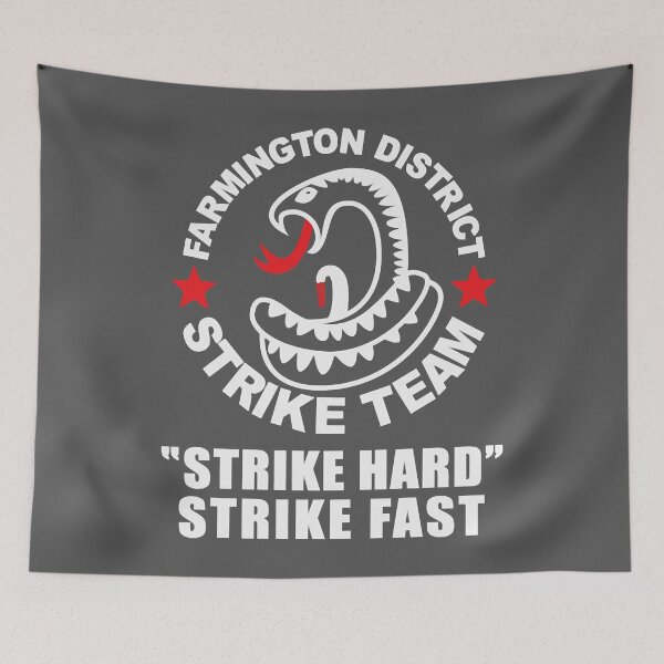 Item preview, THE SHIELD INSPIRED FARMINGTON DISTRICT STRIKE designed and sold by AndreaWaynne.