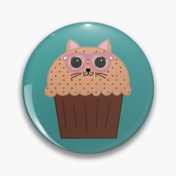 Item preview, Nerdy Chocolate Chip Muffin Cat designed and sold by Emus.