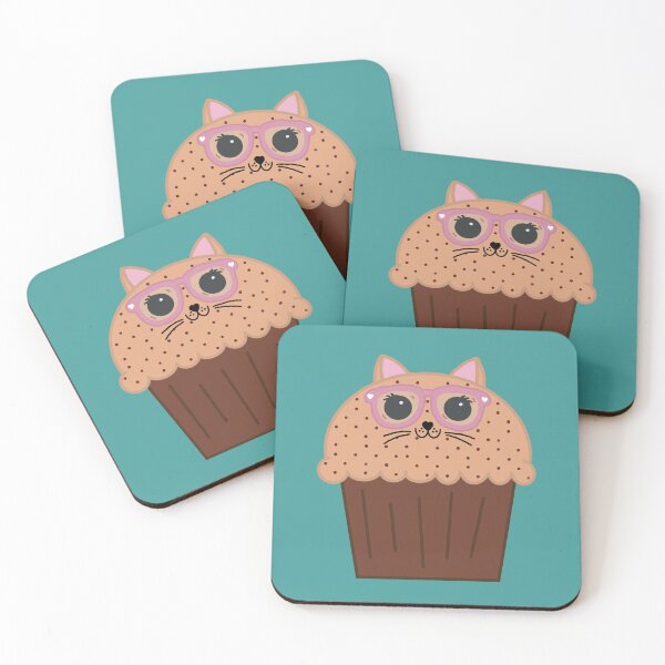 Item preview, Nerdy Chocolate Chip Muffin Cat designed and sold by Emus.