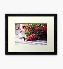 Bougainville Ballerina Framed Print