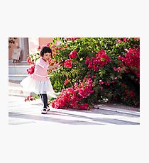 Bougainville Ballerina Photographic Print