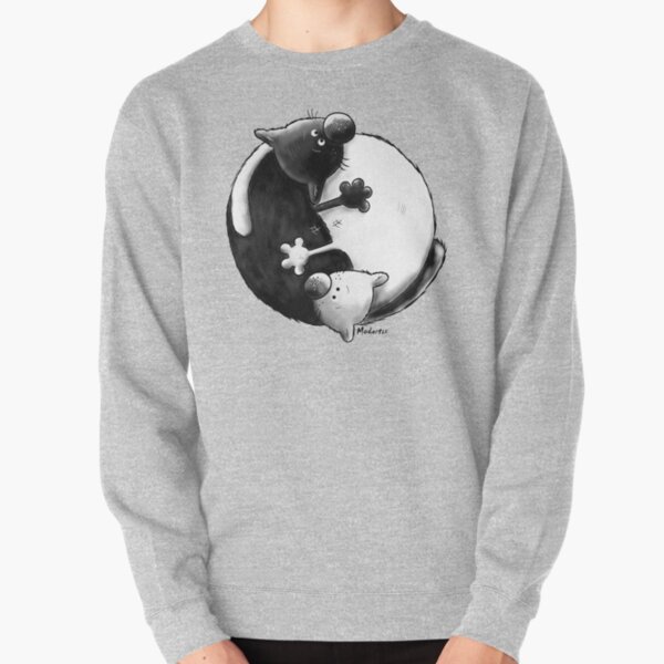 Yin and Yang Cats Pullover Sweatshirt