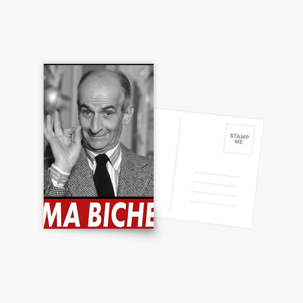 Cartes Postales Sur Le Theme Louis De Funes Redbubble