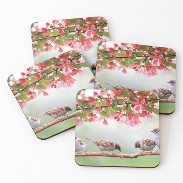 Item preview, Chickadees and Blossoms designed and sold by Diane Petker.