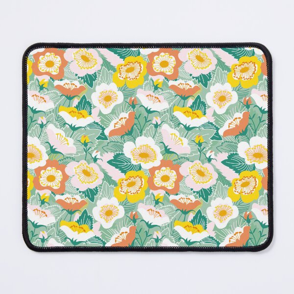 Item preview, Wild Rose Orange, Pink, Yellow Flower Pattern designed and sold by Insvy Design Studio.