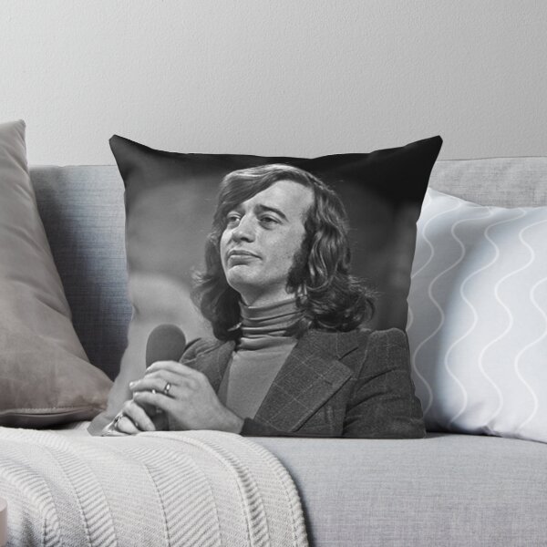 Robin Gibb Throw Pillow