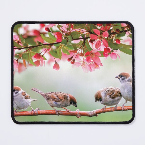 Item preview, Chickadees and Blossoms designed and sold by Diane Petker.