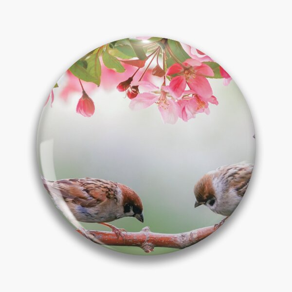 Item preview, Chickadees and Blossoms designed and sold by Diane Petker.