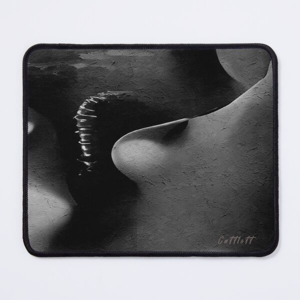 Item preview, Cool Simple Minimal Black and White Abstract Art Painting Modern Art designed and sold by CattlettArt.