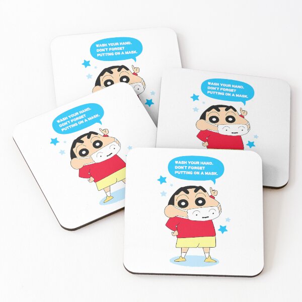 Item preview, Crayon Shin-chan DON'T FORGET PUTTING ON A MASK designed and sold by MikaylaBustard.