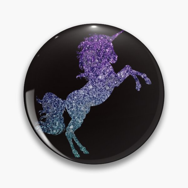 Item preview, Dark Teal and Purple Ombre Faux Glitter Unicorn designed and sold by Felicity-K.