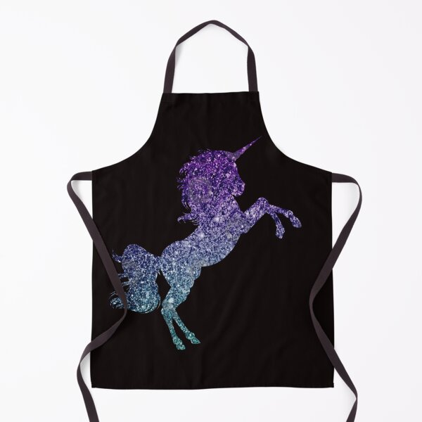 Item preview, Dark Teal and Purple Ombre Faux Glitter Unicorn designed and sold by Felicity-K.