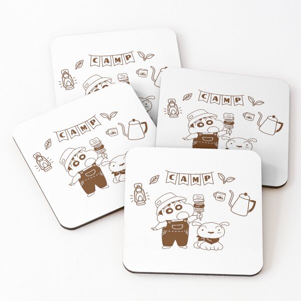 Item preview, Crayon Shin-chan Nohara family Camp Shin-chan and shiro designed and sold by MikaylaBustard.