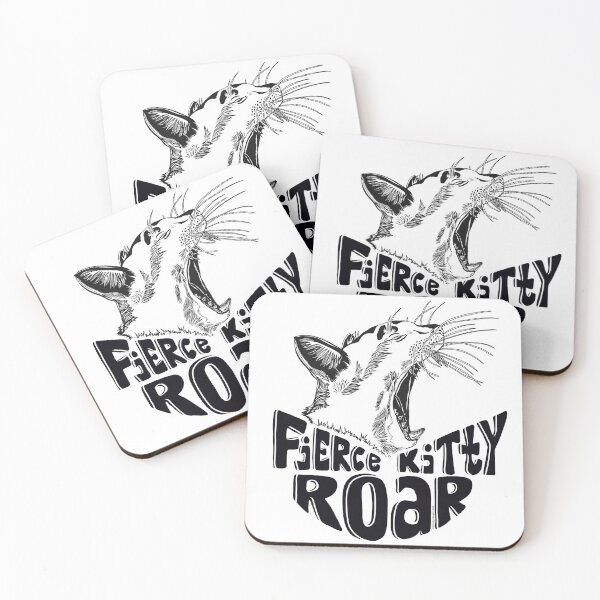 Item preview, Fierce Kitty ROAR [Black] designed and sold by RC-aRtY.