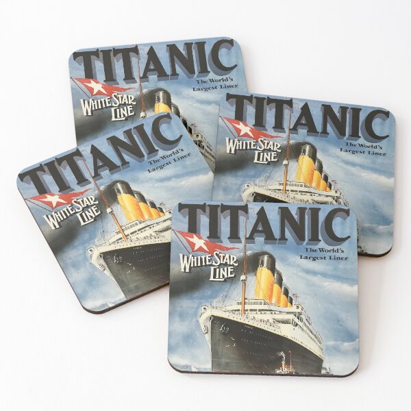 Item preview, TITANIC The World's Largest Liner Ocean Steam Ship Travel Poster Old Advertising designed and sold by retroposters.