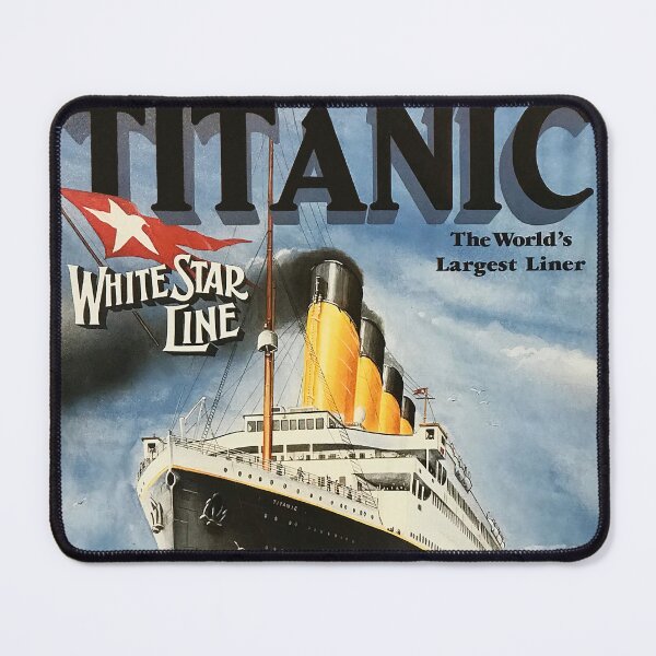 Item preview, TITANIC The World's Largest Liner Ocean Steam Ship Travel Poster Old Advertising designed and sold by retroposters.
