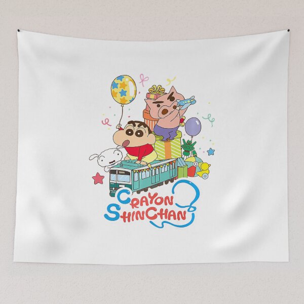 Item preview, Crayon Shin-chan Shin-chan and train party time designed and sold by MikaylaBustard.