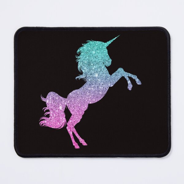 Item preview, Bright Teal and Pink Ombre Faux Glitter Unicorn designed and sold by Felicity-K.