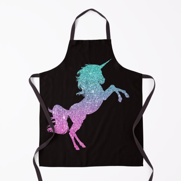 Item preview, Bright Teal and Pink Ombre Faux Glitter Unicorn designed and sold by Felicity-K.