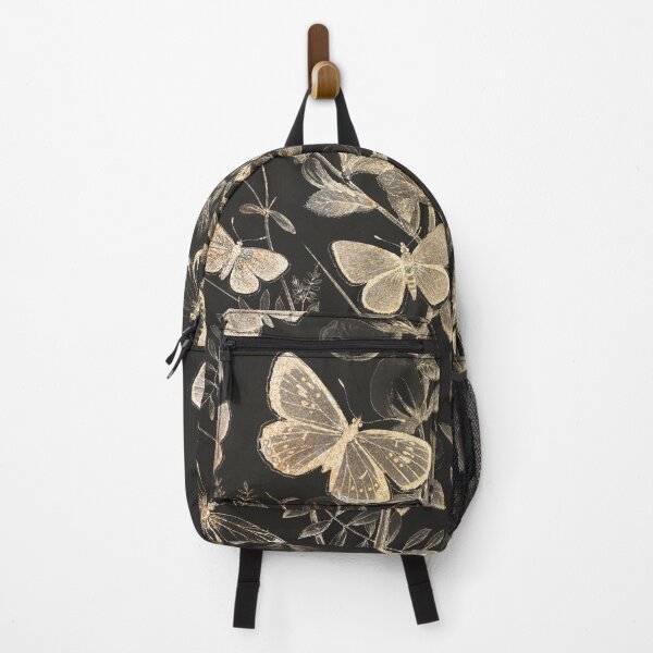 Item preview, Gold Butterflies, Moths, Futtering over leaves, vintage illustration designed and sold by Jaydee001.