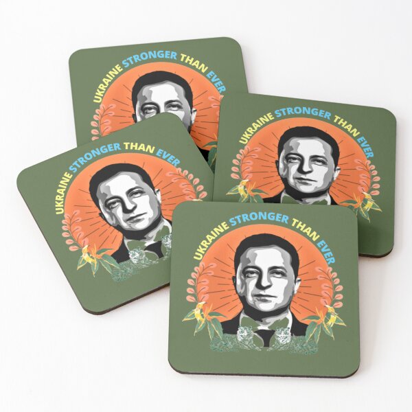 Item preview, Ukraine Stronger Than Ever, Ukraine President, We're Defending Ukraine Alone designed and sold by Nicedeco.