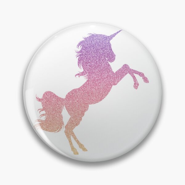 Item preview, Pastel Pink Purple Ombre Faux Glitter Unicorn designed and sold by Felicity-K.