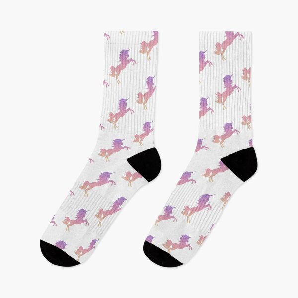 Item preview, Pastel Pink Purple Ombre Faux Glitter Unicorn designed and sold by Felicity-K.