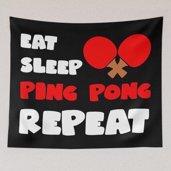 Item preview, Eat sleep ping pong repeat designed and sold by Astralia.
