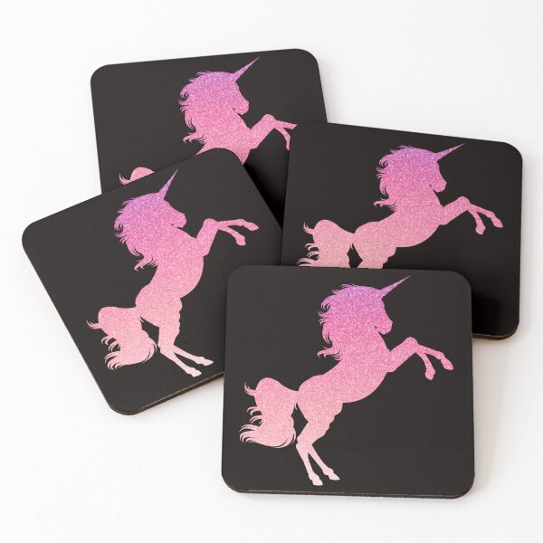 Item preview, Unicornio con purpurina sintética Ombre rosa pastel designed and sold by Felicity-K.