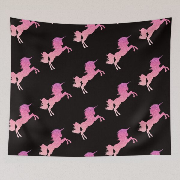 Item preview, Pastel Pink Ombre Faux Glitter Unicorn designed and sold by Felicity-K.