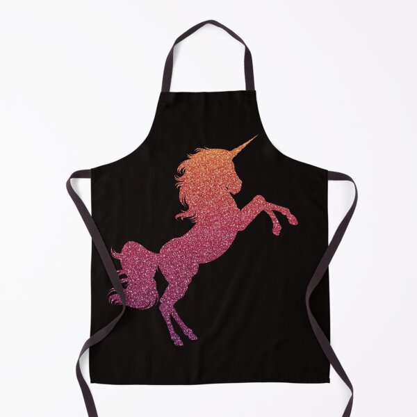 Item preview, Dark Red Orange Ombre Faux Glitter Unicorn designed and sold by Felicity-K.