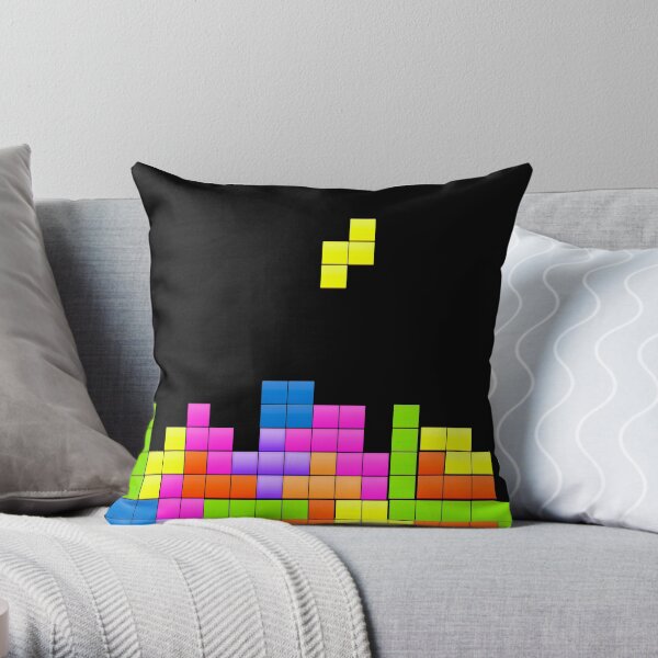 Tetris Throw Pillow
