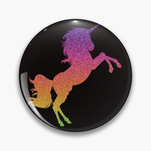 Item preview, Rainbow Ombre Faux Glitter Unicorn designed and sold by Felicity-K.