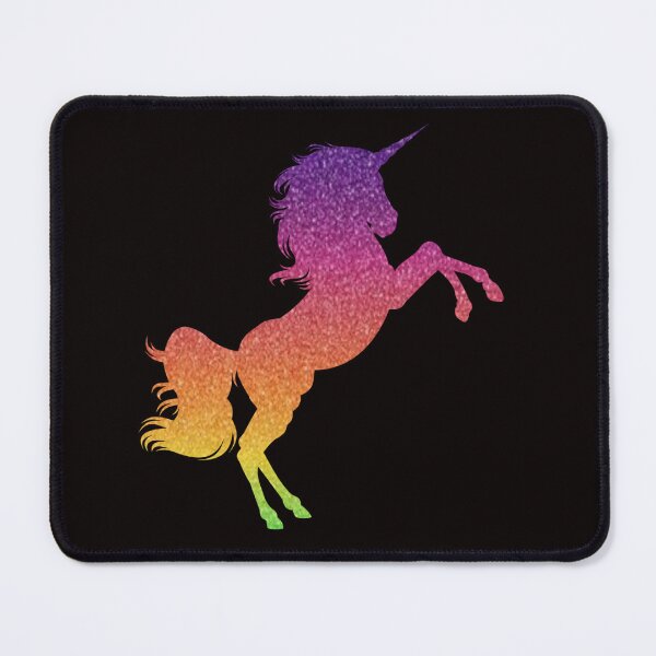 Item preview, Rainbow Ombre Faux Glitter Unicorn designed and sold by Felicity-K.
