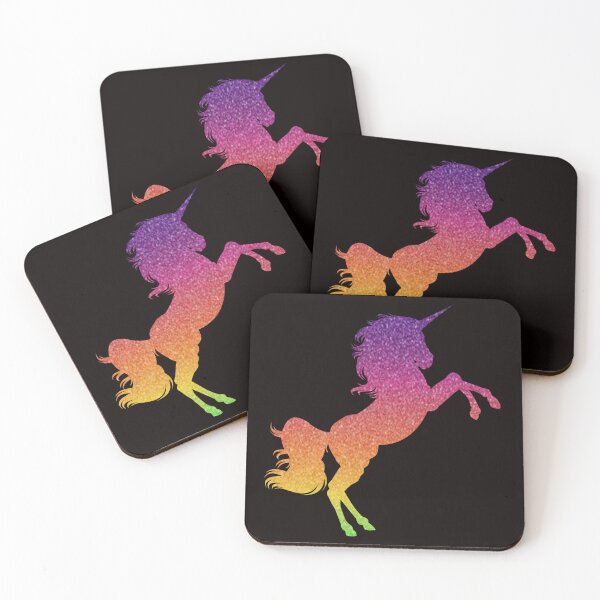 Item preview, Arco Iris Ombre Faux Glitter Unicornio designed and sold by Felicity-K.