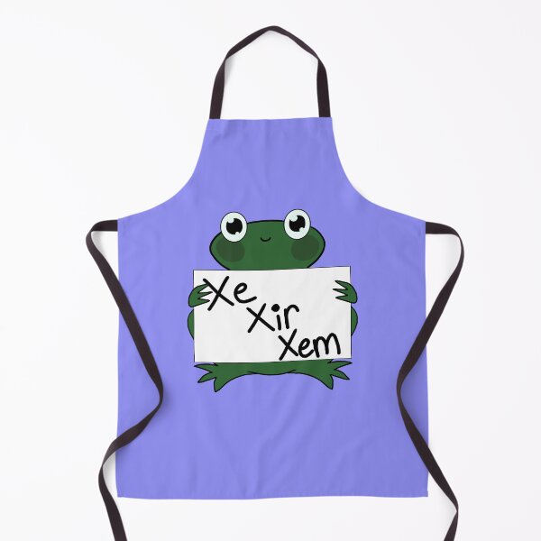 Item preview, Xe/Xir/Xem frog pronouns lgbt trans nonbinary neopronouns designed and sold by Spell-the-Bee.