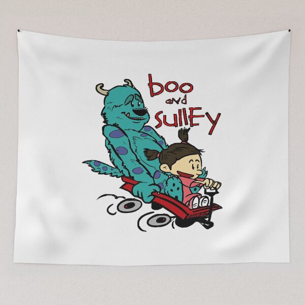 Item preview, Boo and Sulley as Calvin and Hobbes  designed and sold by MollyKirkwood.